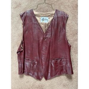 Vintage leather vest